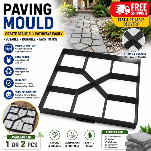 Reusable garden paving - garden,