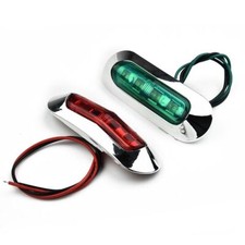 2pcs Red Green LED Boat