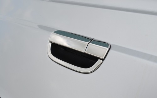 Chrome 3pc rear door handle - chrome,