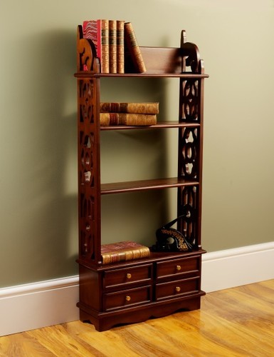 Small mahogany bookcase - small,
