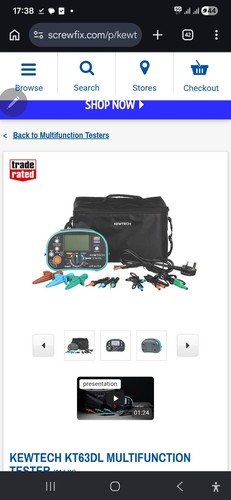 Kewtech kt63dl multifunction - kewtech,