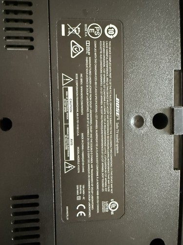 Bose solo sound system - solo,