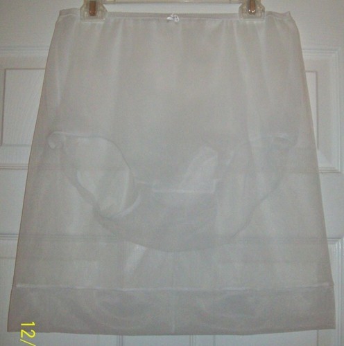 Clearance white sheer - white,
