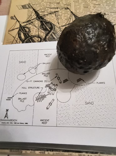 1715 fleet cannon ball sea - 1715,