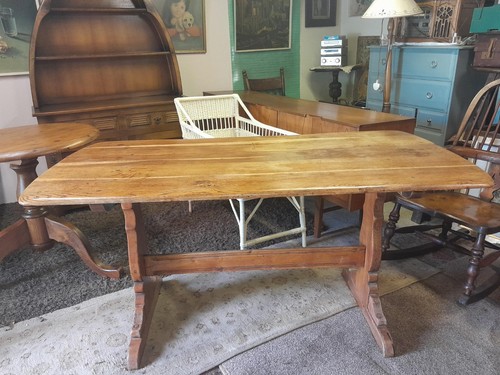 Ercol elm refectory - ercol, table
