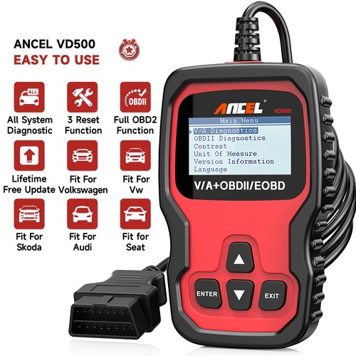 Ancel vd500 for audi all - vw,