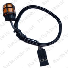 Bright LED Strobe Beacon Light 360° Rotating Flash Lamp for 1/14 RC Car Truck