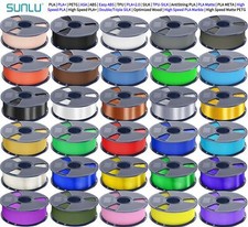 SUNLU PLA PLA+ ASA PVB PETG SILK ABS TPU 1.75MM 3D Printer Consumables