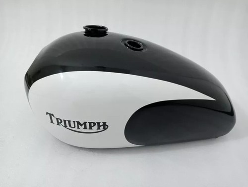 Triumph t140 black white - triumph,