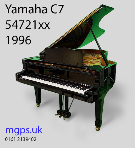Yamaha concert grand piano - c7,