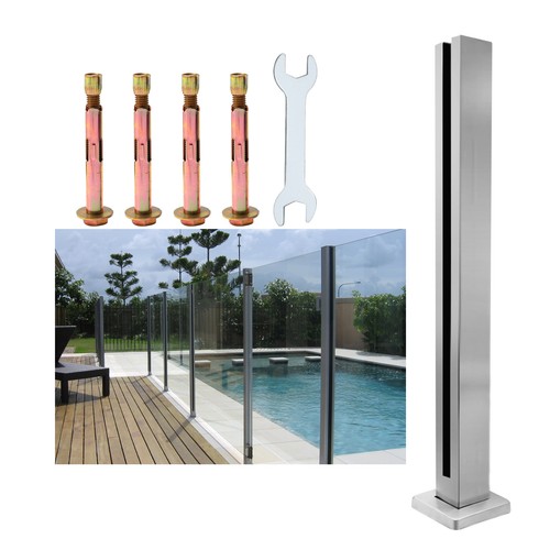 Silver end post glass - silver,