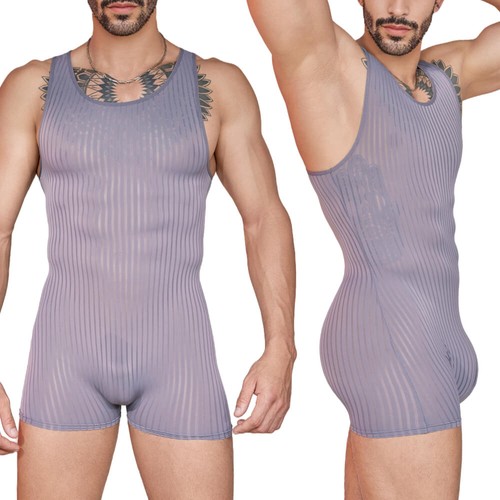 Mens striped sheer - mens, bodysuit