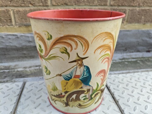 Vintage waste paper bin - waste,