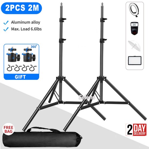 2pcs light stand tripod - light,