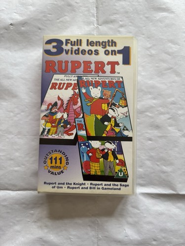 Rupert the bear 1 vhs - the,
