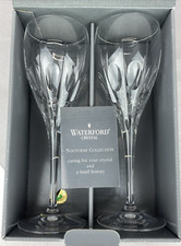 Pair of Vintage Waterford Crystal Tranquillity Goblets - Boxed