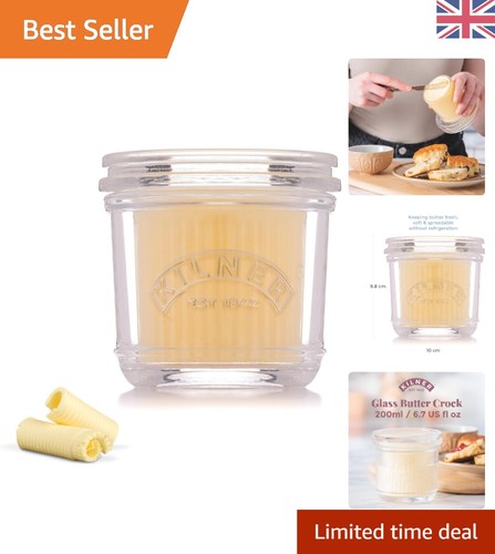 200ml bpa free glass - 200ml, butter