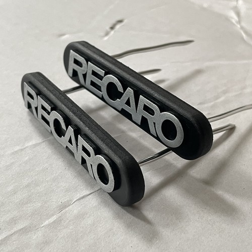 Recaro seat badges - recaro, 2