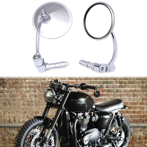 Chrome 22mm bar end - 7/8",