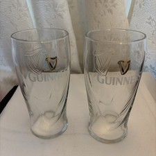 Guinness Pint Glasses x 2