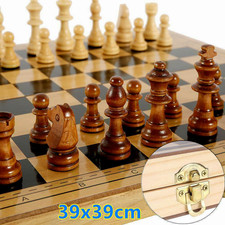 3 in 1 Wooden Chess Set Fold