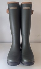 Ariat Wellington Boots Size 7 Olive Green In Lovely Condition Tread And Boot. 