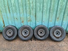 VAUXHALL CORSA D S07 SET OF 4 15" STEEL WHEELS WITH TYRES