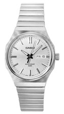 Casio Standard Analog Stainless Steel Silver Dial MTP-E735D-7AV Mens Watch