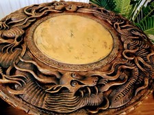 Vintage Chinese Dragon Occasional Table