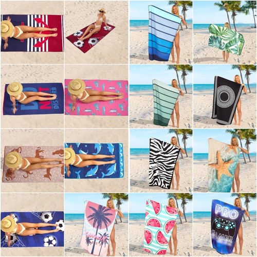 Sand free beach towel quick - sand,
