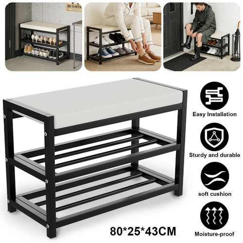 Shoe bench stool - stool, cabinet