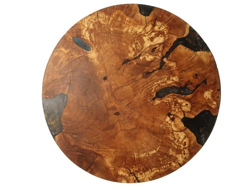Olive root wood epoxy coffee - olive,
