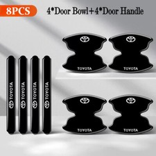 New 8pcs Black Car Door Handle
