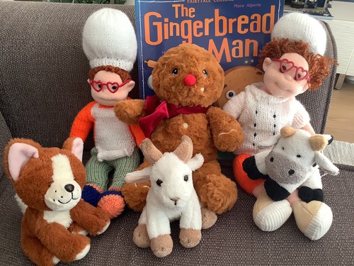 The gingerbread man story sack - man,