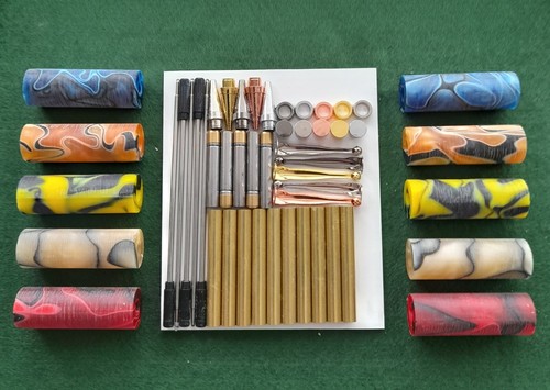 Acrylic pen blanks - bored,