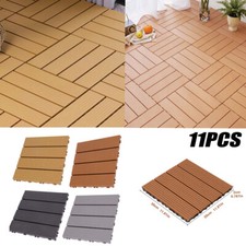 11x WPC Decking Tiles Garden