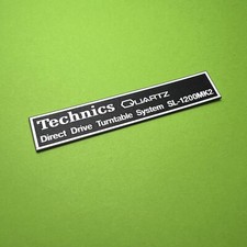TECHNICS 1210 mk2 emblem badge logo decal sticker aufkleber or 1200