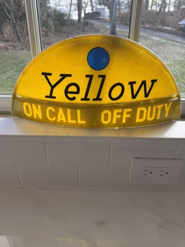 Taxi cab roof light sign - cab,