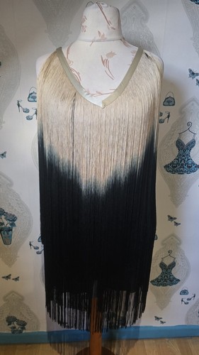 Stunning black gold - stunning, fringed