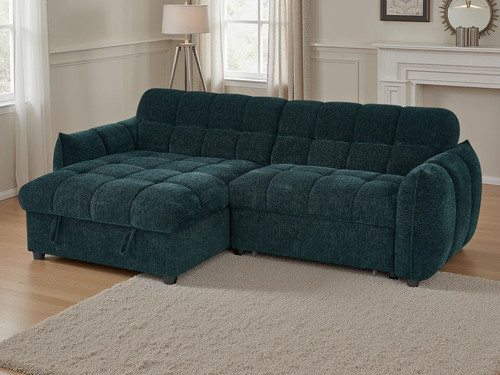 Corner sofabed storage - sofabed, pull