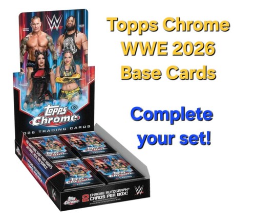 2026 topps wwe - 2026, chrome