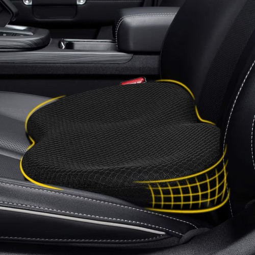 Wedge car seat - seat, memory