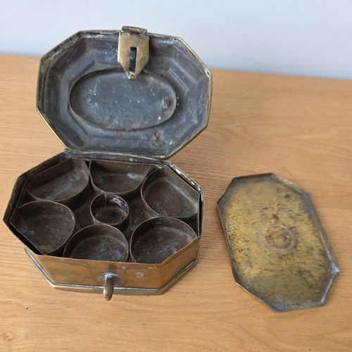 Antique brass travellers spice - antique,
