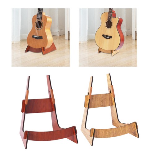 Wooden floor guitar stand - floor,