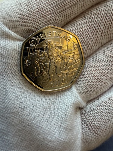 1995 isle man christmas 50p - man,