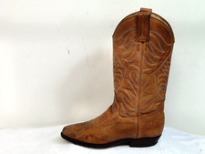 Tony Mora Ladies or Junior Western Cowboy Boots Leather Brown UK 2 EU 35