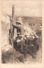 POSTCARD  MILITARY  WWI