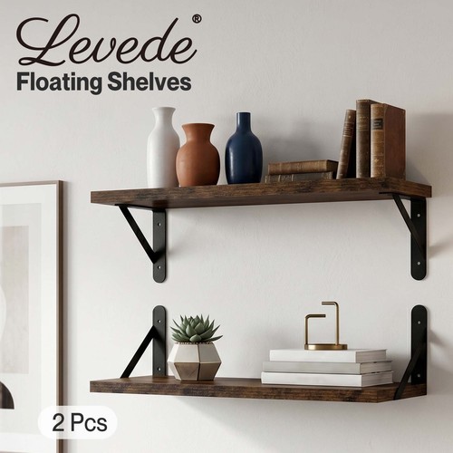 Levede floating shelves wall - shelves,