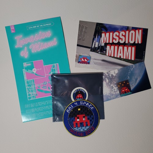 Invader art space patch - invader, 4
