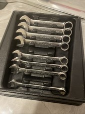 Snap On Tools USA Metric Short Combo Wrench Spanner Set 10-19mm (missing 11 &15)